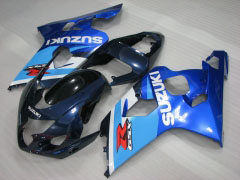 Estilo de fábrica - Azul Branco Fairings and Bodywork For 2004-2005 GSX-R600 #LF4106