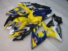 Corona, MOTUL - Yellow Blue Fairings and Bodywork For 2006-2007 GSX-R600 #LF6404