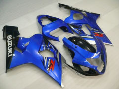 Factory Style - Blau Schwarz Verkleidungen und Karosserien für 2004-2005 GSX-R600 #LF4122