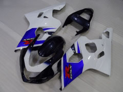 工場スタイル - 青い 白い 黒 フェアリングとボディワーク 2004-2005 GSX-R750 #LF4091