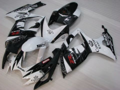 Corona - White Black Fairings and Bodywork For 2006-2007 GSX-R750 #LF6572