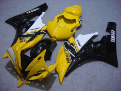 MOTUL - Yellow Black Fairings and Bodywork For 2006-2007 YZF-R6 #LF6890