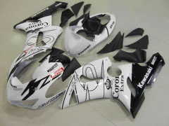 Corona - White Black Fairings and Bodywork For 2005-2006 NINJA ZX-6R #LF6040