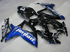 Jordan - Blue Black Fairings and Bodywork For 2006-2007 GSX-R750 #LF6535