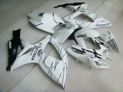 Corona - White Black Fairings and Bodywork For 2006-2007 GSX-R750 #LF6568