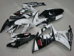 Corona, MOTUL - White Black Fairings and Bodywork For 2006-2007 GSX-R600 #LF6405