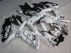 Corona - White Black Fairings and Bodywork For 2008-2010 GSX-R600 #LF6246