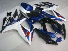 Factory Style - Blau Wei? Verkleidungen und Karosserien für 2006-2007 GSX-R750 #LF3987