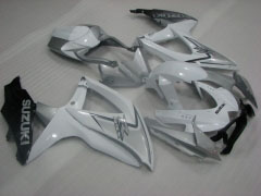 Factory Style - Wei? Grau Verkleidungen und Karosserien für 2008-2010 GSX-R600 #LF3951