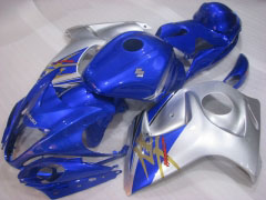 Factory Style - Blau Silber Verkleidungen und Karosserien für 2008-2020 Hayabusa #LF3786