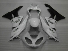 Factory Style - White Black Fairings and Bodywork For 2009-2012 NINJA ZX-6R #LF5886