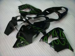 Monster - Green Black Fairings and Bodywork For 2000-2001 NINJA ZX-9R #LF4918