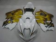 Factory Style - Wei? Gold Verkleidungen und Karosserien für 1999-2007 Hayabusa #LF3760