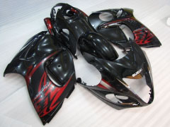 Flame - Red Black Fairings and Bodywork For 2008-2020 Hayabusa #LF4597