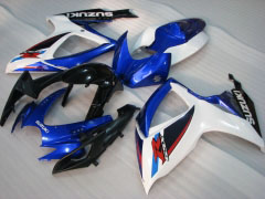 工場スタイル - 青い 黒 フェアリングとボディワーク 2006-2007 GSX-R600 #LF6270