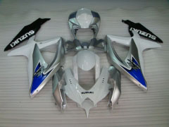 Factory Style - White Silver Fairings and Bodywork For 2008-2010 GSX-R750 #LF6429