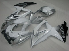 Factory Style - Wei? Grau Verkleidungen und Karosserien für 2008-2010 GSX-R750 #LF3907