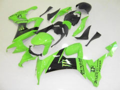 Monster - Green Black Fairings and Bodywork For 2008-2010 NINJA ZX-10R #LF6200