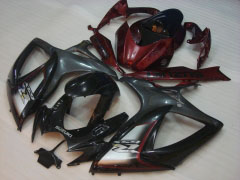 Factory Style - Red Black Fairings and Bodywork For 2006-2007 GSX-R750 #LF6499