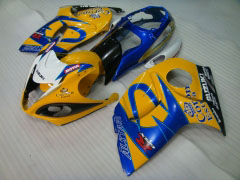 Corona - 黄 青い フェアリングとボディワーク 2008-2020 Hayabusa #LF3785