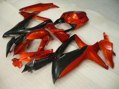 Estilo de fábrica - naranja Negro Fairings and Bodywork For 2008-2010 GSX-R750 #LF3935