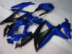 Factory Style - Blau Schwarz Verkleidungen und Karosserien für 2008-2010 GSX-R600 #LF3958