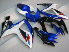 Estilo de fábrica - Azul Blanco Fairings and Bodywork For 2006-2007 GSX-R750 #LF6491
