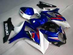 Estilo de fábrica - Azul Branco Fairings and Bodywork For 2007-2008 GSX-R1000 #LF5720