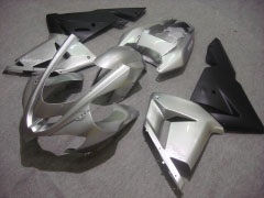 Factory Style - Black Silver Fairings and Bodywork For 2004-2005 NINJA ZX-10R #LF6332