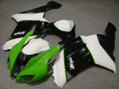 Factory Style - Green White Fairings and Bodywork For 2007-2008 NINJA ZX-6R #LF5944