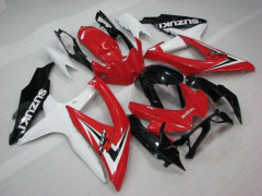 Factory Style - rot Wei? Verkleidungen und Karosserien für 2008-2010 GSX-R600 #LF3976