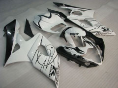 Corona, MOTUL - White Black Fairings and Bodywork For 2005-2006 GSX-R1000 #LF5913
