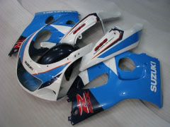 Factory Style - Blue White Fairings and Bodywork For 1996-1999 GSX-R750 #LF4293