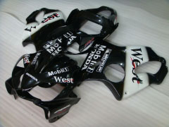 West - Wei? Schwarz Verkleidungen und Karosserien für 2001-2003 CBR600F4i #LF7626