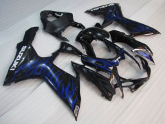 Flame - Blue Black Fairings and Bodywork For 2011-2021 GSX-R750 #LF4767