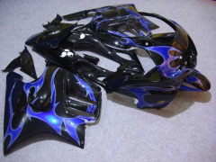 Flame - Blue Black Fairings and Bodywork For 1997-1998 CBR600F3 #LF7752