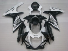 Estilo de fábrica - Branco Preto Fairings and Bodywork For 2011-2021 GSX-R600 #LF4726