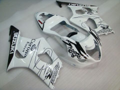 Corona - White Black Fairings and Bodywork For 2003-2004 GSX-R1000 #LF6133
