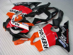 Repsol - Orange Black Fairings and Bodywork For 2001-2003 CBR600F4i #LF7635