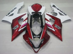 Factory Style - rot Wei? Verkleidungen und Karosserien für 2005-2006 GSX-R1000 #LF3846