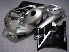 Factory Style - Black Silver Fairings and Bodywork For 1991-1994 CBR600F2 #LF4849