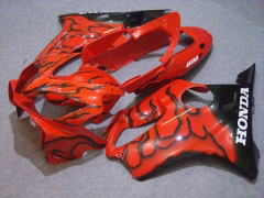 Flame - Red Black Fairings and Bodywork For 2004-2007 CBR600F4i #LF5155