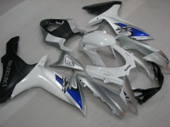 Factory Style - Wei? Silber Verkleidungen und Karosserien für 2011-2021 GSX-R750 #LF3868