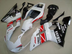 Factory Style - White Black Fairings and Bodywork For 1998-2002 YZF-R6 #LF6829