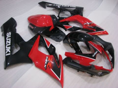 Style d'usine - rouge Noir Carénages et carrosserie pour 2005-2006 GSX-R1000 #LF5862