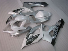 Factory Style - Wei? Silber Verkleidungen und Karosserien für 2005-2006 GSX-R1000 #LF3848