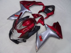 Factory Style - rot Silber Verkleidungen und Karosserien für 2011-2021 GSX-R750 #LF3872