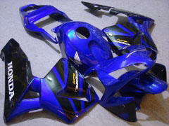 Factory Style - Blau Schwarz Verkleidungen und Karosserien für 2003-2004 CBR600RR  #LF5348