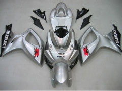 Factory Style - White Silver Fairings and Bodywork For 2006-2007 GSX-R750 #LF6527