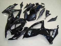 Estilo de fábrica - Negro Fairings and Bodywork For 2006-2007 GSX-R750 #LF6519